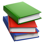 Stack of books emoji
