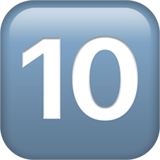 Button 10 symbol