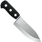Japanese kitchen knife emoji