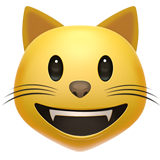 Laughing cat smiley Whatsapp