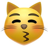 Kiss cat emoji Whatsapp