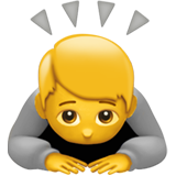 Bowing person emoji