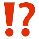 Exclamation question mark emoji