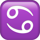 Cancer zodiac sign emoji