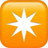 Eight pointed star Emoji