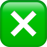 Cross mark symbol