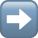 Right arrow Emoji