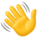 Waving hand - Facebook