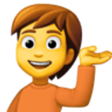 Person tipping hand - Facebook