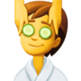 Person getting massage - Facebook