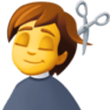 Person getting haircut - Facebook