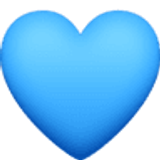 Blue heart - Facebook