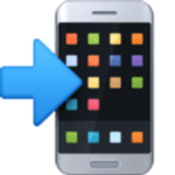 Mobile phone with arrow - Facebook