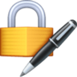 Locked with pen - Facebook