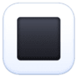 White square button - Facebook