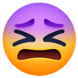 Confounded face - Facebook