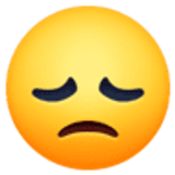 Disappointed face - Facebook