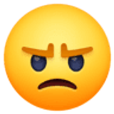 Angry face - Facebook