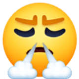 Face with steam from nose - Facebook