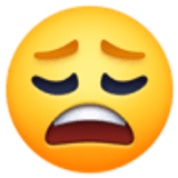 Weary face - Facebook