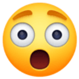 Astonished face - Facebook