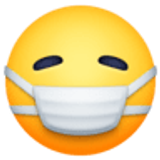 Face with medical mask - Facebook