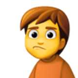 Person pouting - Facebook