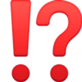Exclamation question mark - Facebook