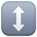 Up-down arrow - Facebook