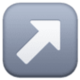 Up-right arrow - Facebook