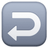 Right arrow curving left - Facebook