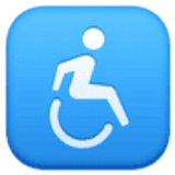 Wheelchair symbol - Facebook