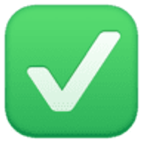 Check mark button - Facebook