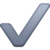 Check mark - Facebook