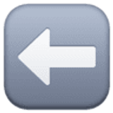 Left arrow - Facebook