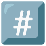 Keycap: # - Noto Color Emoji