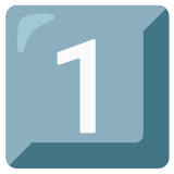 Keycap: 1 - Noto Color Emoji