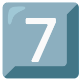 Keycap: 7 - Noto Color Emoji