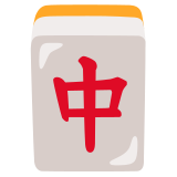 Mahjong red dragon - Noto Color Emoji