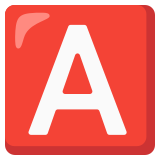 A button (blood type) - Noto Color Emoji