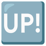 UP! button - Noto Color Emoji