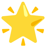 Glowing star - Noto Color Emoji