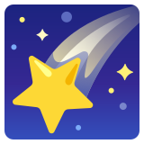 Shooting star - Noto Color Emoji