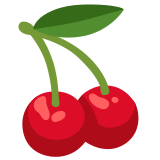 Cherries - Noto Color Emoji