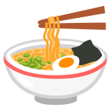 Steaming bowl - Noto Color Emoji