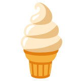 Soft ice cream - Noto Color Emoji