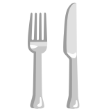 Fork and knife - Noto Color Emoji
