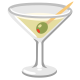 Cocktail glass - Noto Color Emoji