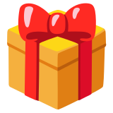 Wrapped gift - Noto Color Emoji