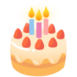 Birthday cake - Noto Color Emoji